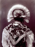 Half-Length Portrait from Behind of a Woman in a Typical Regional Costume of the Alta Brianza Photographie