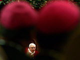 Pope Benedict XVI Delivers His Year-End Speech Photographic Print by Alessandro Bianchi