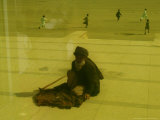 Old Man Rests near the Eid Gah Mosque During Ramadan Eid Prayer, Kabul, Afghanistan, Oct. 23, 2006 Photographic Print by Rodrigo Abd