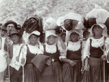 Group Portrait in Traditional Costume Lámina fotográfica