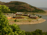 The Quartz Mountain Lodge in Lone Wolf, Oklahoma, Pictured on April 30, 2003 Photographie par Sue Ogrocki