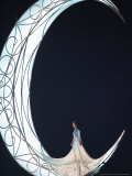 A Perfomer Playing the Role of Scheherazade Enters the Arena Photographic Print by Junji Kurokawa