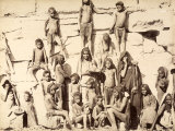 Group of Children from a Native Tribe Photographic Print