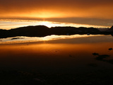 The Sun Sets on Kulusuk, Greenland Photographie