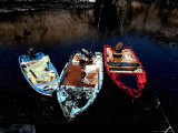 An Oil Spill Caused by Israeli Bombardment Photographic Print
