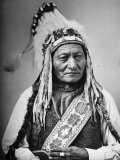 Portrait of an Indian Chief Fotografie-Druck