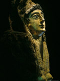 Mummy A with Gilded Mask and Cartonnage Chest Plate, Valley of the Golden Mummies, Egypt Photographie par Kenneth Garrett