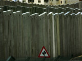 A Section of Israel's Separation Barrier in Abu Dis on the Outskirts of Jerusalem May 17 2006 Photographic Print