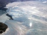 Sweeping Views of Glaciers, Icebergs and Details of the Greenland Ice Cap Photographie