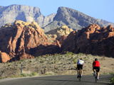 Two Cyclists Ride Along the 13-Mile-Long Scenic Drive Photographic Print