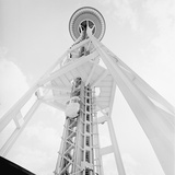 A Skyward View of the Space Needle Photographic Print