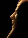 A Seated Statue of Menkaure Carved in Luminous Calcite Photographic Print