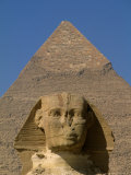 Sphinx and Khafre Pyramid, 4th Dynasty, Giza, Egypt Photographie par Kenneth Garrett