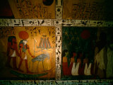 Funerary Scene from Tomb of Sennedjem, Deir el Medina, near Luxor, Egypt Photographic Print by Kenneth Garrett