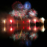 A 23 Minutes-Long Firework Display Marks the End of the Year of China's Festivities Photographic Print
