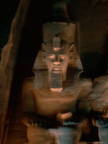 Temple Facade Details, Colossal Figures of Ramses II, New Kingdom, Abu Simbel, Egypt Photographie par Kenneth Garrett