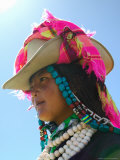 Tibetan Girl, Tibet, China Photographic Print by Keren Su