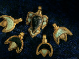 Necklace Adornments, Gold Artifacts From Tillya Tepe Find, Six Tombs of Bactrian Nomads Photographie par Kenneth Garrett