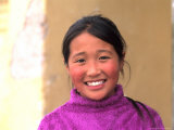 Young Girl, Ulaan Baatar, Mongolia Photographic Print by Bill Bachmann