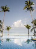 Palm Trees and Swimming Pool, Ko Chang, Kho Chang Island, Thailand Photographic Print by Gavriel Jecan