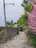 Castle Walkway of 15th Century Castello Aragonese, Ischia, Campania, Italy Photographic Print by Walter Bibikow