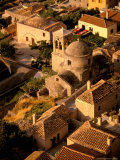 Town View from Cliffs, Monemvasia, Lakonia, Greece Photographic Print by Walter Bibikow