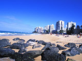 Condado Beach, Hotel District in San Juan, Puerto Rico Photographie par Bill Bachmann
