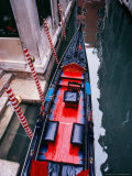 Gondola Docked in Venice, Italy Photographic Print by Tom Haseltine