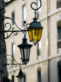 Street Lamps in Old Town, Annecy, French Alps, Savoie, Chambery, France Photographic Print by Walter Bibikow
