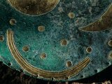 Detail of Sky Disk Buried on Mittelberg Hill, near Nebra, Bronze Age, Germany Photographic Print by Kenneth Garrett