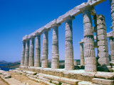 Temple of Poseidon, Athens, Greece Photographie par Bill Bachmann