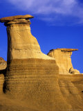 Hoodoos near Drumheller, Alberta, Canada Photographic Print by Chuck Haney