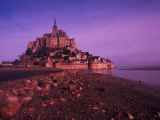 Mont St. Michel Fortress, Normandy, France Photographie par Bill Bachmann