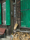 Traditional House Detail, Boltigen, Bern, Switzerland Photographic Print by Walter Bibikow