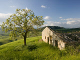 Old Farmhouse, Pergusa, Enna, Sicily, Italy Photographic Print by Walter Bibikow