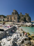 Old Tuna Factory, Tonnara Scopello, Scopello, Sicily, Italy Photographic Print by Walter Bibikow