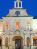 Details of Palazzo Vescovile, Baroque Piazza del Duomo, Lecce, Puglia, Italy Photographic Print by Walter Bibikow