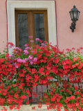 Balcony Detail, Corso Umberto 1, Taormina, Sicily, Italy Photographic Print by Walter Bibikow