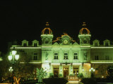 Monte Carlo Casino at Night, Monaco Photographie par Bill Bachmann