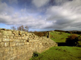 2nd Century Roman Wall, Hadrian's Wall, Northumberland, England Photographic Print by Walter Bibikow