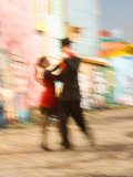 Tango Dancers on Caminito Avenue, La Boca District, Buenos Aires, Argentina Photographic Print by Stuart Westmoreland