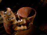 Jaguar Drinking Vessel, Wari, Conchopata, Peru Photographie par Kenneth Garrett