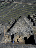 Excavations and Reconstruction of Machu Picchu, Peru Photographie par Cindy Miller Hopkins
