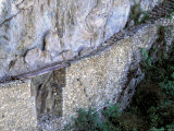 Inca Bridge, Machu Picchu, Peru Photographic Print by Pete Oxford