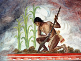 Arturo Garcia Bustos's Murals Adorn the Walls of the Presidential Palace, Oaxaca, Mexico Photographic Print by Russell Gordon