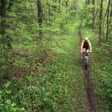 Mountain Biker on the Erie Canal Trail, Defiance, Ohio, USA Lámina fotográfica por Chuck Haney Mountain Biker on the Erie Canal Trail, Defiance, Ohio, USA Lámina fotográfica por Chuck Haney