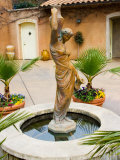 Statue of Goddess at Viansa Winery, Sonoma Valley, California, USA Photographic Print by Julie Eggers