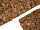 Close-up of Rough Brown Granola Bars with Chunks of Grains Reprodukcja zdjęcia Close-up of Rough Brown Granola Bars with Chunks of Grains Reprodukcja zdjęcia