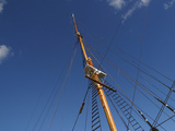Ship's Mast and Rigging Lámina fotográfica