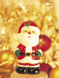 Close-up of a Santa Claus Figurine Photographic Print
